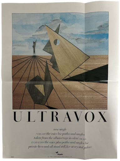 Ultravox The Voice - Promo Poster UK Promo poster POSTER