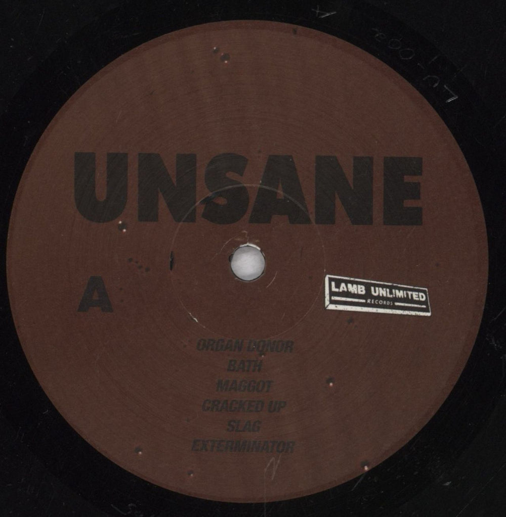 Unsane Unsane US vinyl LP album (LP record) U-5LPUN846661