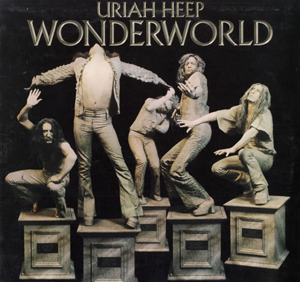 Uriah Heep Wonderworld - EX UK vinyl LP album (LP record) ILPS9280