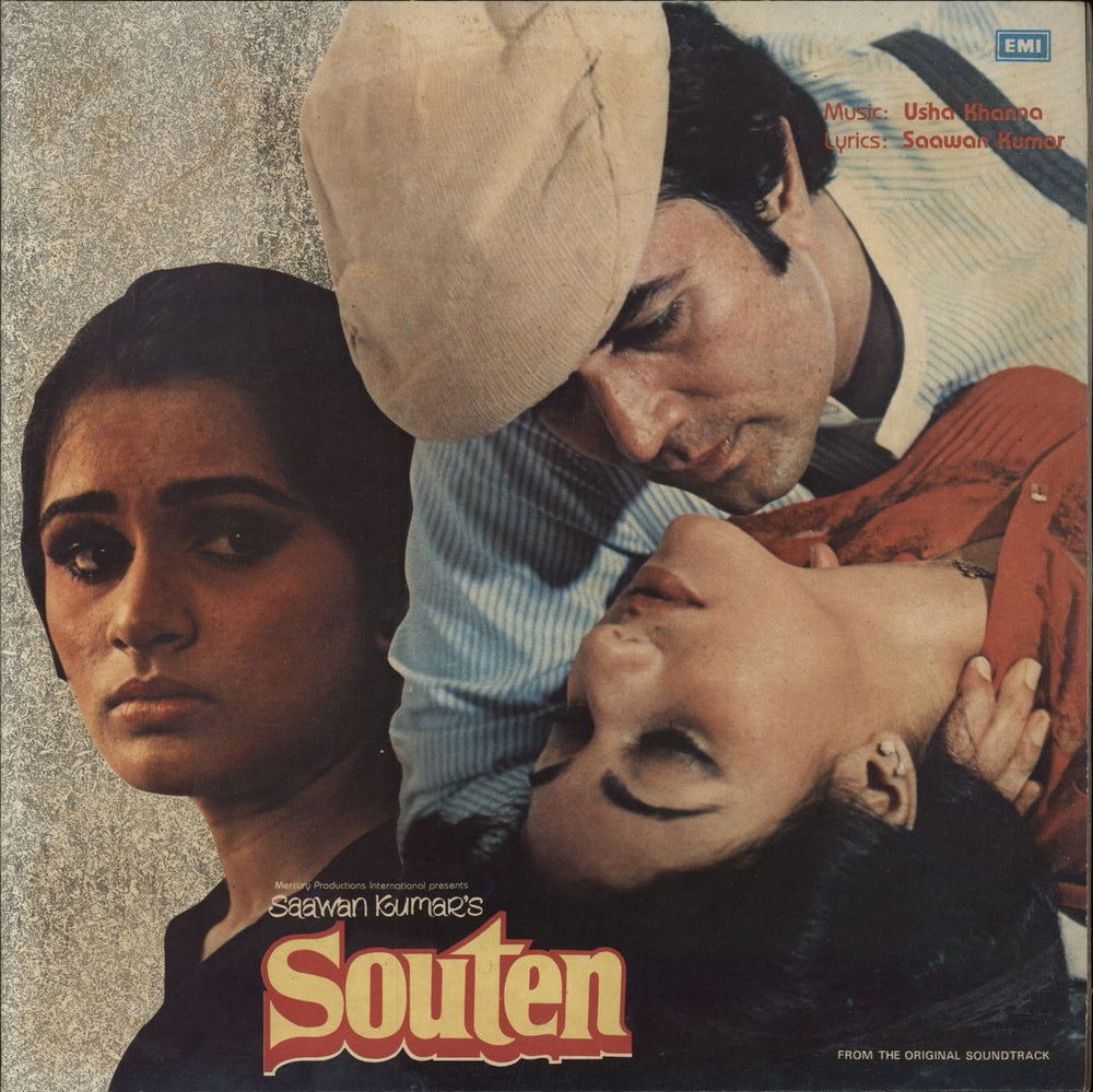 Usha Khanna Souten Indian vinyl LP album (LP record) ECLP5853