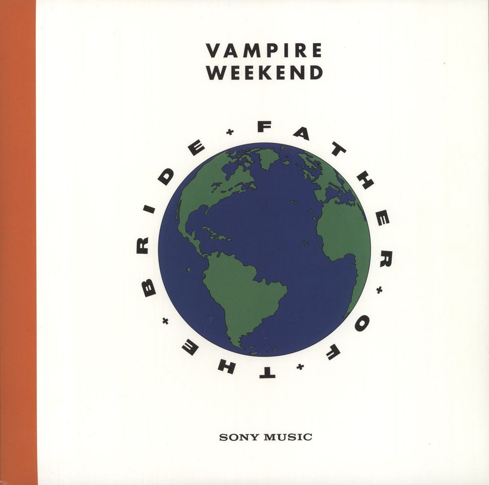 Vampire Weekend Father Of The Bride - Orange Vinyl UK 2-LP vinyl record set (Double LP Album) 19075943711