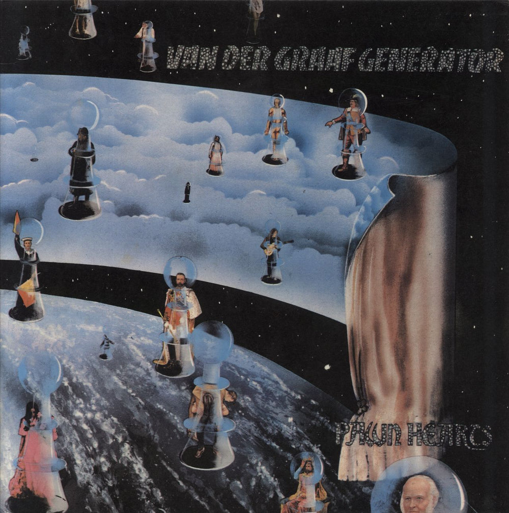 Van Der Graaf Generator Pawn Hearts - Pink Scroll - VG UK vinyl LP album (LP record) CAS1051