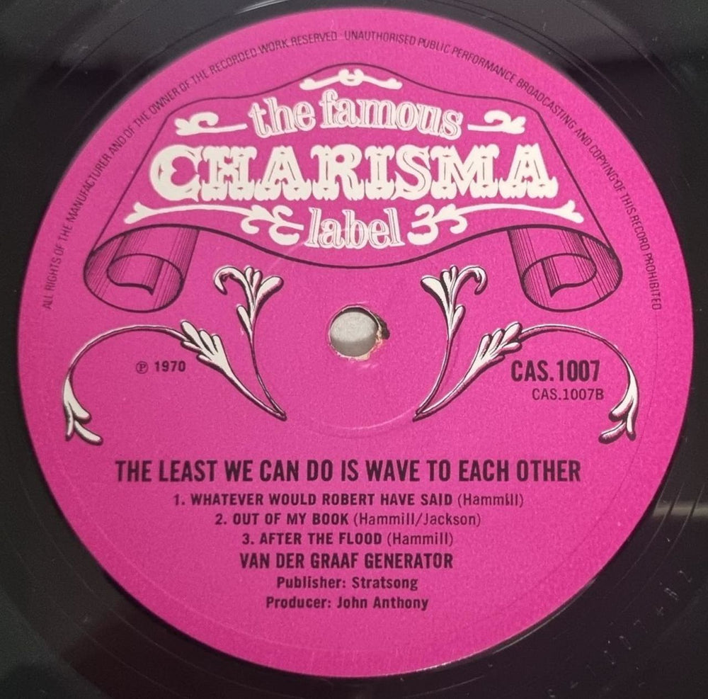 Van Der Graaf Generator The Least We Can Do - 1st Mix - EX UK vinyl LP album (LP record)