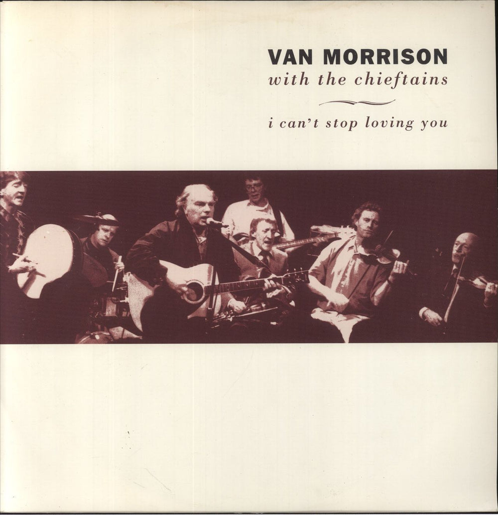 Van Morrison I Can't Stop Loving You UK 12" vinyl single (12 inch record / Maxi-single) VANX9
