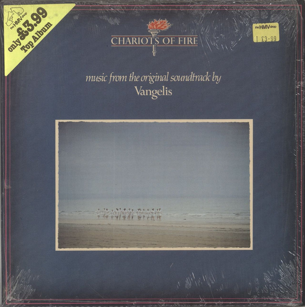 Vangelis Chariots Of Fire - Shrink UK Promo vinyl LP album (LP record) POLS1026