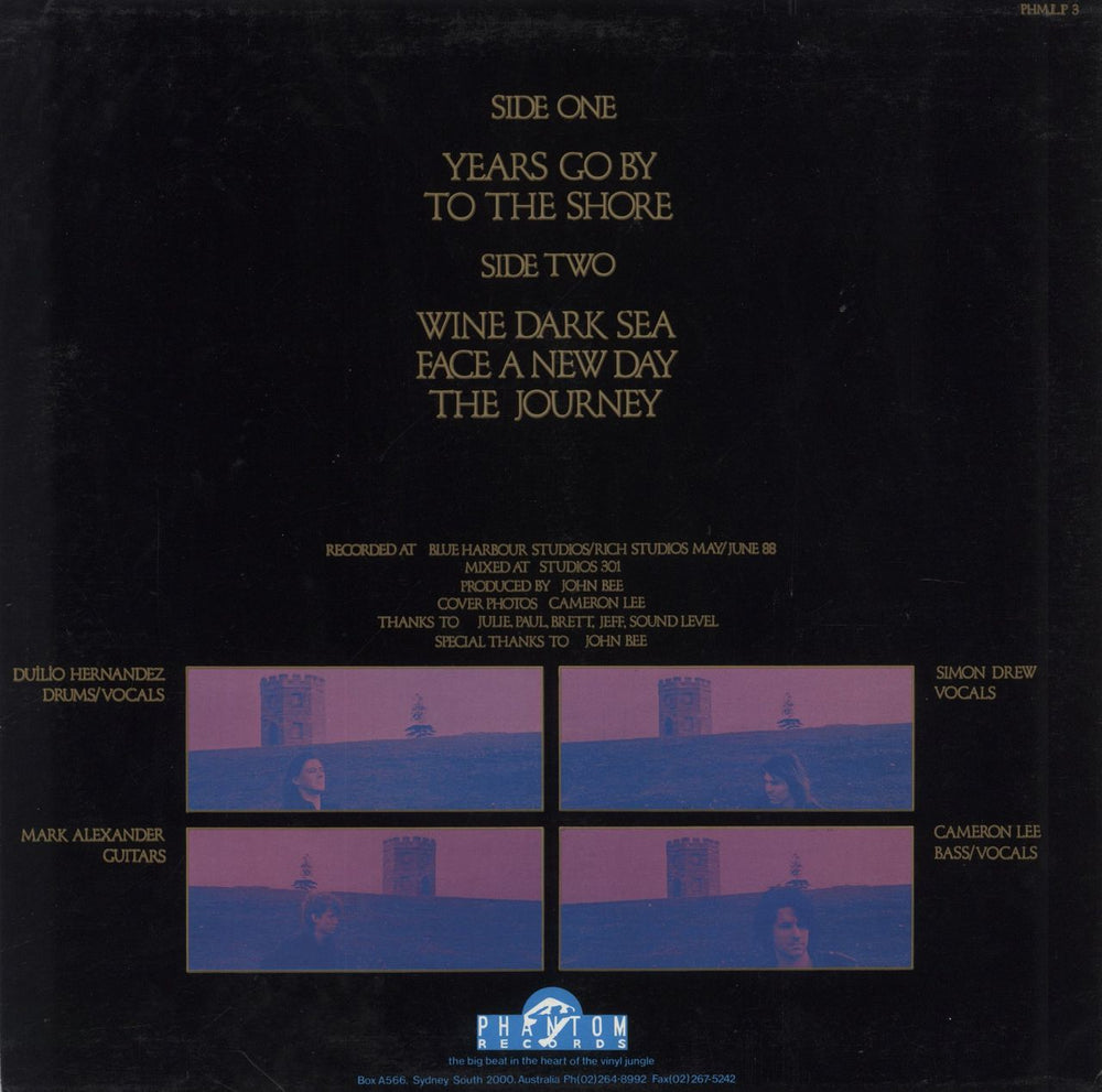 Vanilla Chainsaws Wine Dark Sea Australian vinyl LP album (LP record)