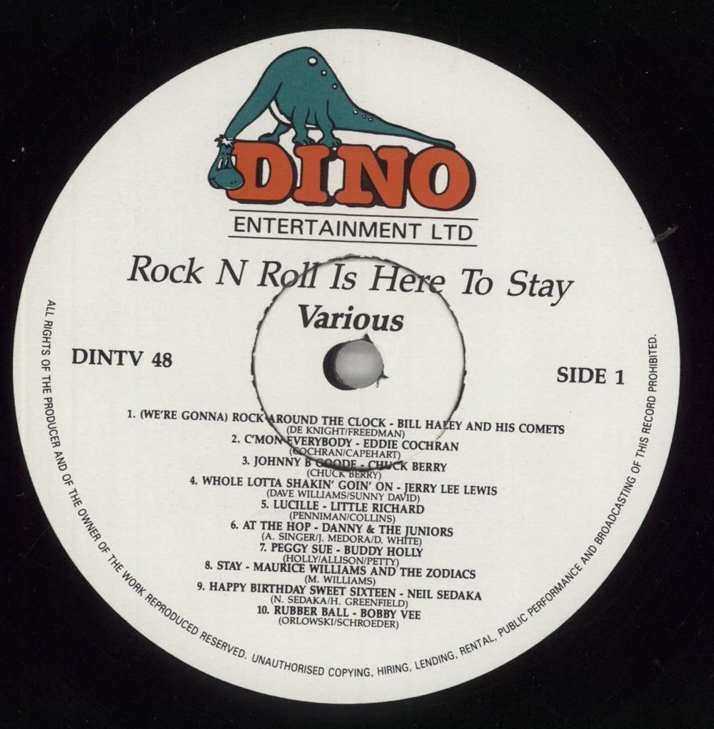 Various-50s/Rock & Roll/Rockabilly Rock'N'Roll Is Here To Stay UK 2-LP vinyl record set (Double LP Album) 50V2LRO856707