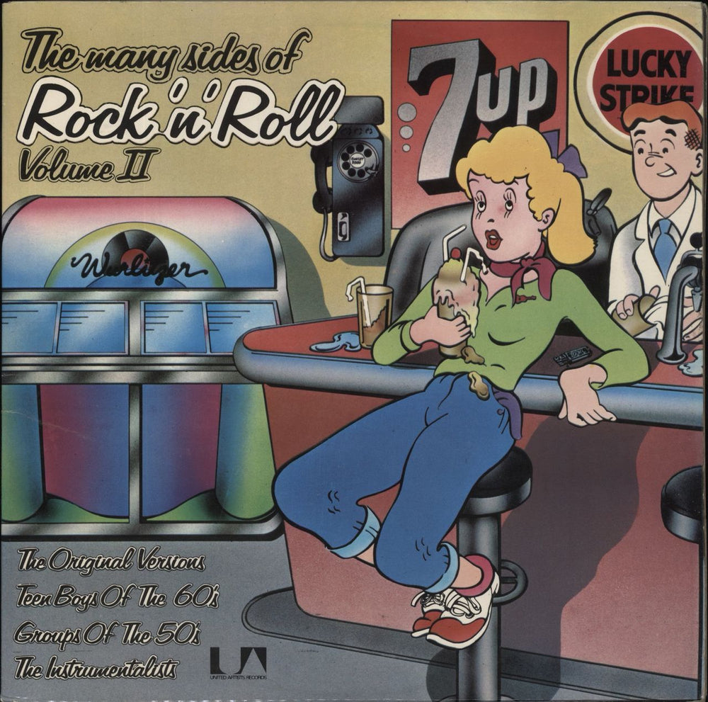 Various-50s/Rock & Roll/Rockabilly The Many Sides Of Rock 'n' Roll Volume II UK 2-LP vinyl record set (Double LP Album) UAD60035/6