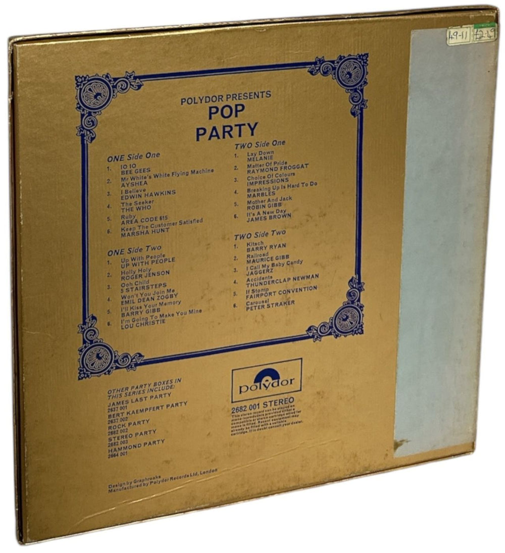 Various-60s & 70s Polydor Presents Pop Party UK Vinyl Box Set