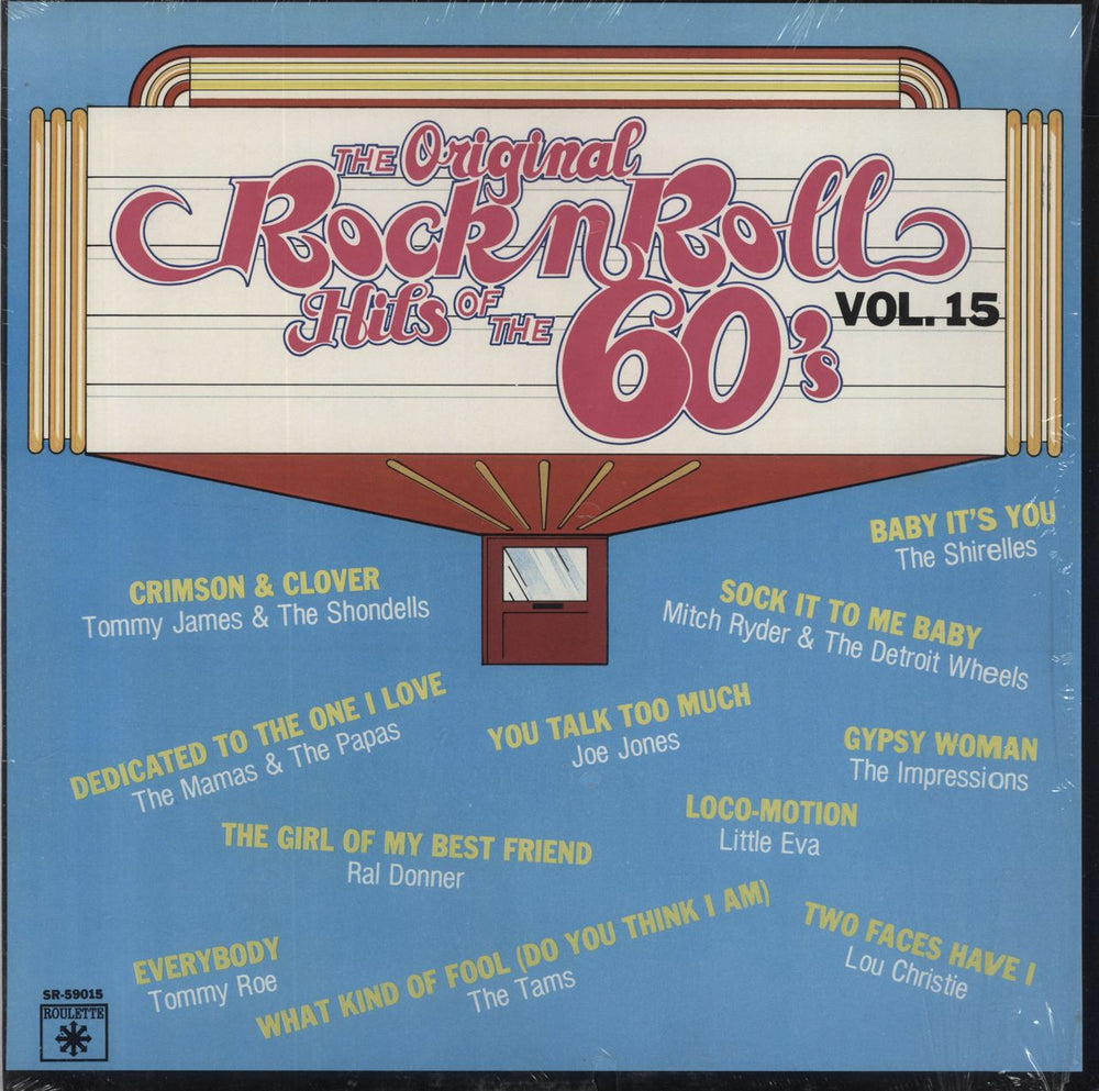 Various-60s & 70s The Original Rock N' Roll Hits Of The 60's Vol. 15 US vinyl LP album (LP record) SR-59015