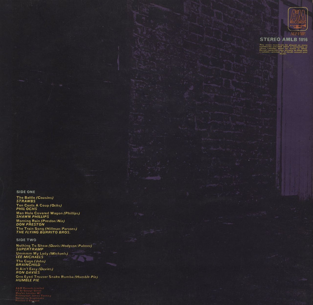 Various Artists Heads In UK vinyl LP album (LP record)