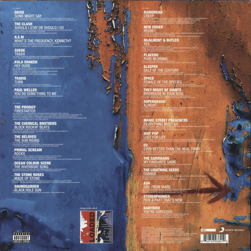 Various Artists Reloaded UK 2-LP vinyl record set (Double LP Album) 600753938010