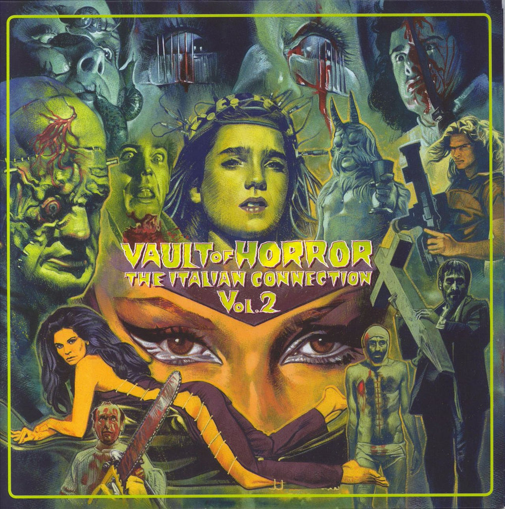 Various Artists Vault Of Horror – The Italian Connection Vol. 2 UK 2-LP vinyl record set (Double LP Album) DEMREC271