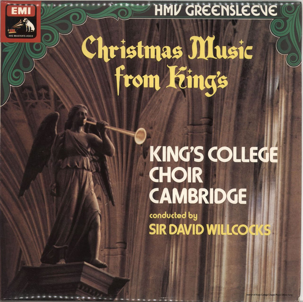 Various-Choral & Gregorian Chanting Christmas Music From King's UK vinyl LP album (LP record) ESD7050