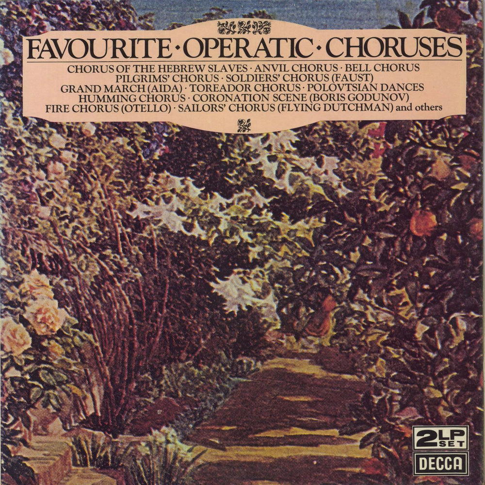 Various-Classical & Orchestral Favourite Operatic Choruses UK 2-LP vinyl record set (Double LP Album) DPA525/6