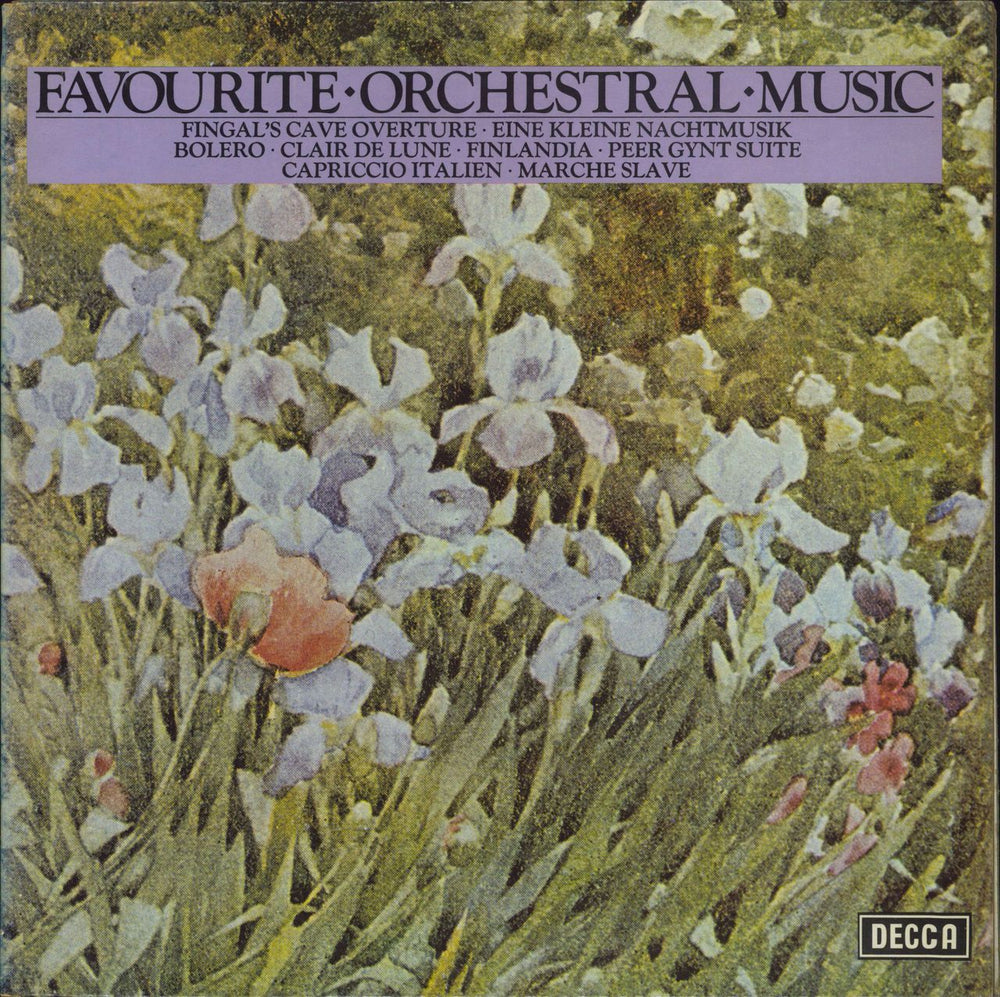 Various-Classical & Orchestral Favourite Orchestral Music UK vinyl LP album (LP record) DPA511/12