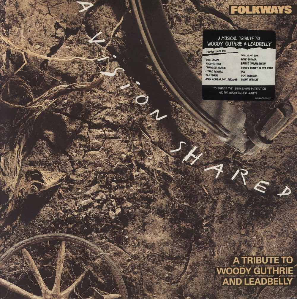 Various-Country Folkways: A Vision Shared - Stickered sleeve UK vinyl LP album (LP record) 4609051