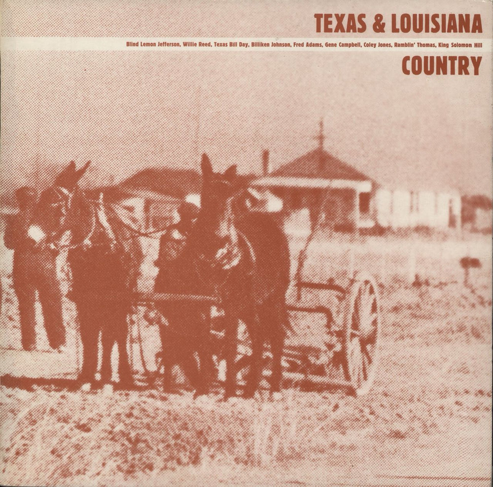Various-Country Texas & Louisiana Country UK vinyl LP album (LP record) RL-335