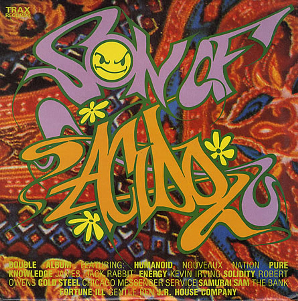 Various-Dance Son Of Acido UK 2-LP vinyl record set (Double LP Album) ACIDLP801