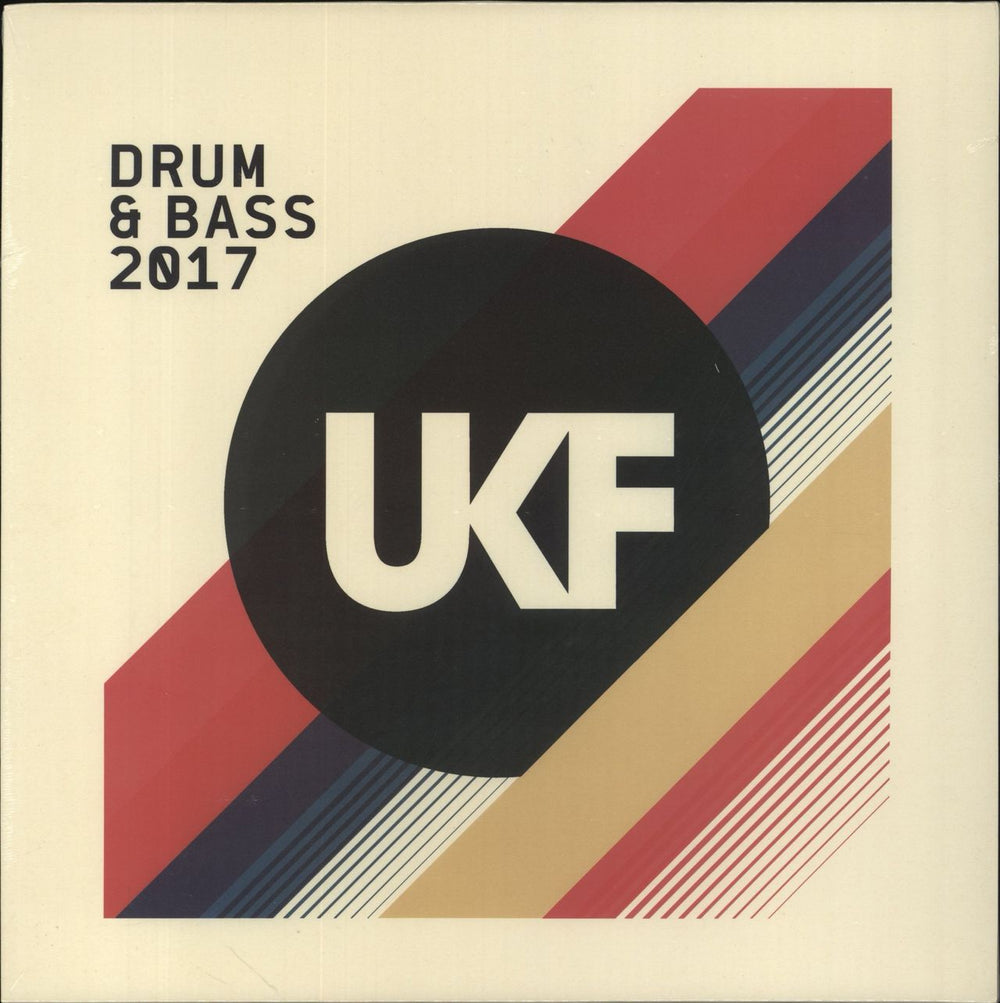 Various-Drum & Bass Jungle UKF Drum & Bass 2017 - White Vinyl - Sealed UK 12" vinyl single (12 inch record / Maxi-single) UKF024LP