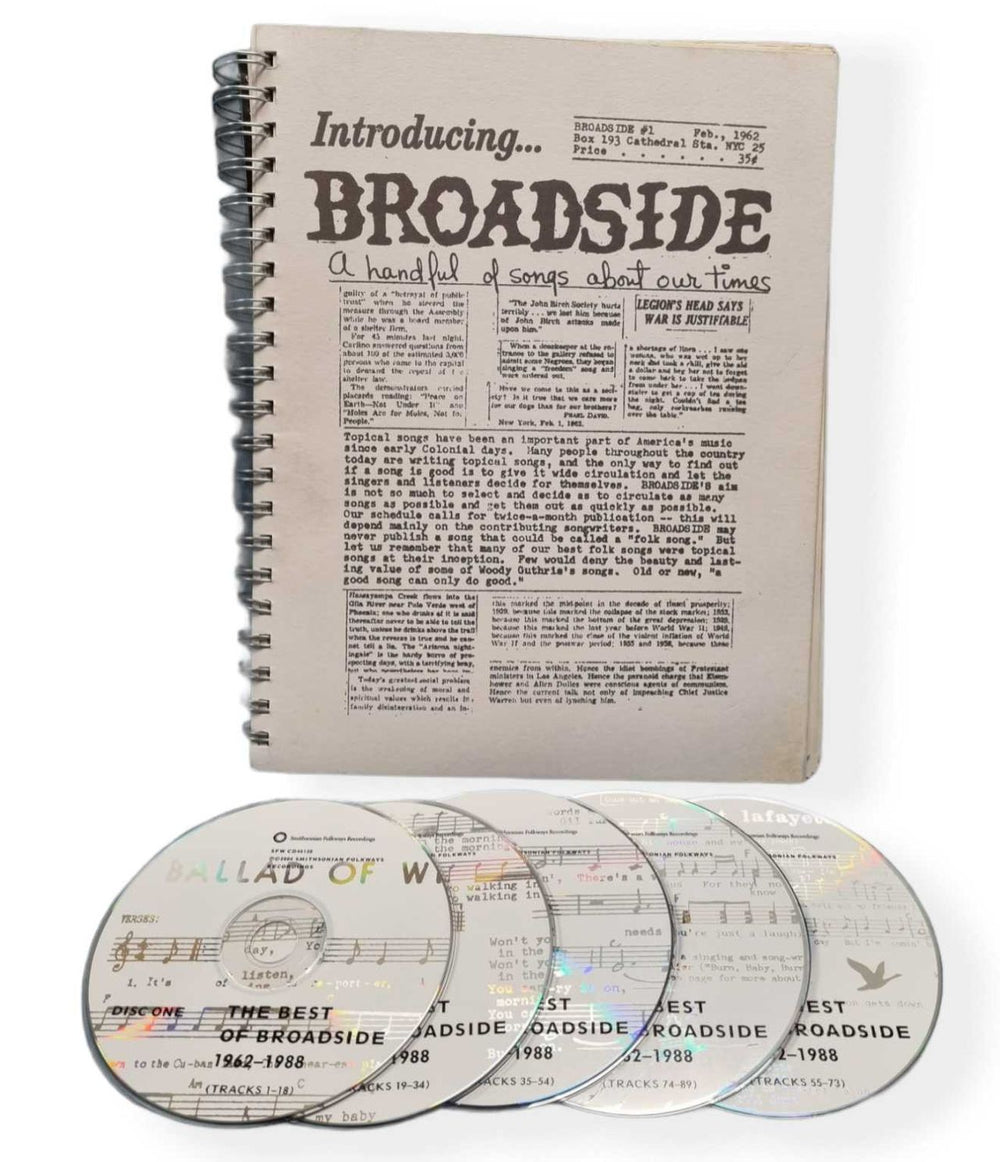 Various-Folk The Best Of Broadside 1962-1988 US CD Album Box Set 093074013021