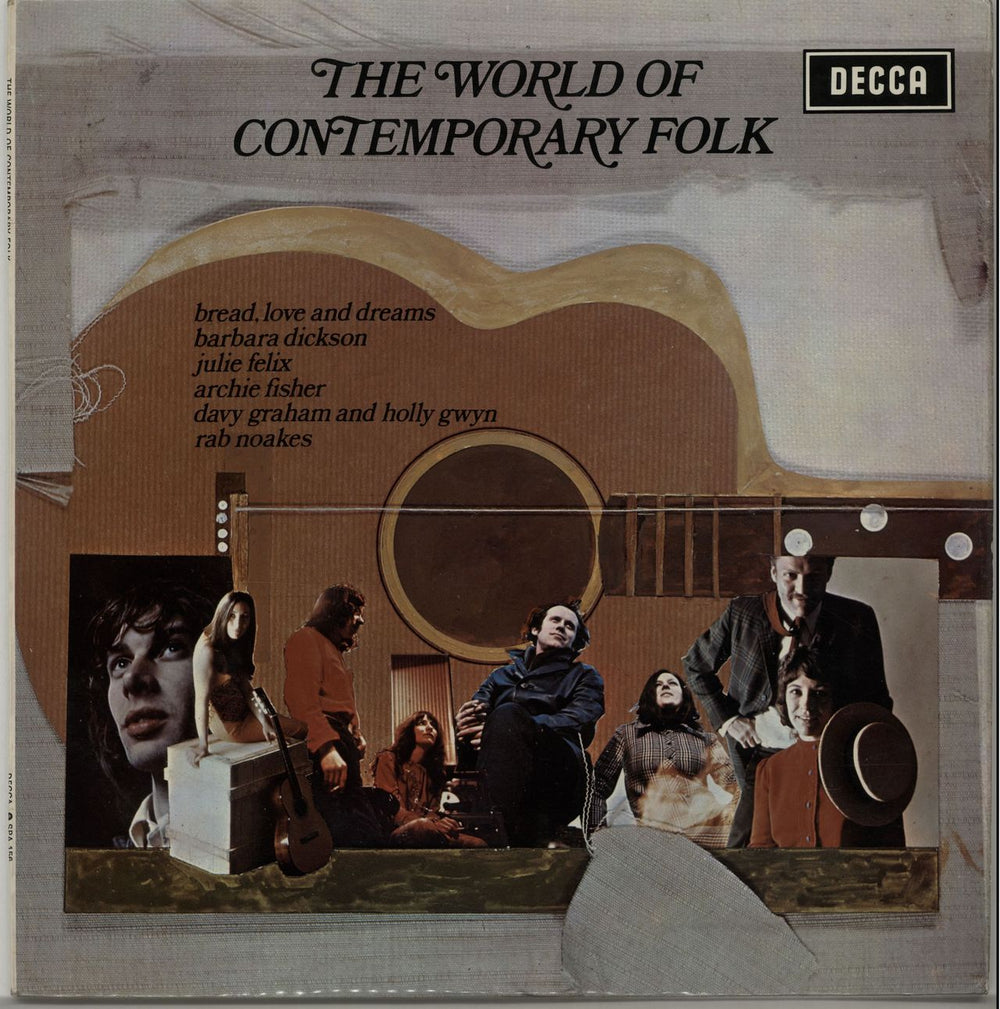 Various-Folk The World Of Contemporary Folk UK vinyl LP album (LP record) SPA156