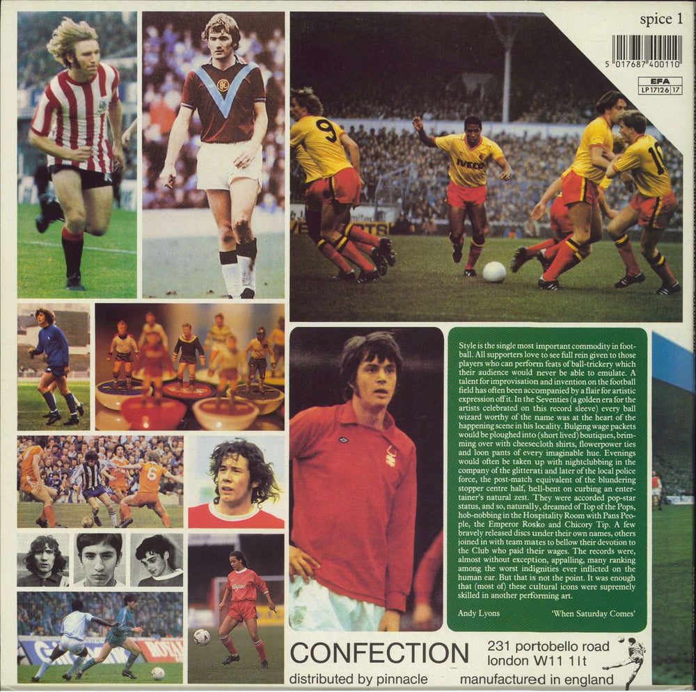 Various-Football & Sport Flair 1989 (The Other World Of British Football) Volume One UK 2-LP vinyl record set (Double LP Album) 5017687400110