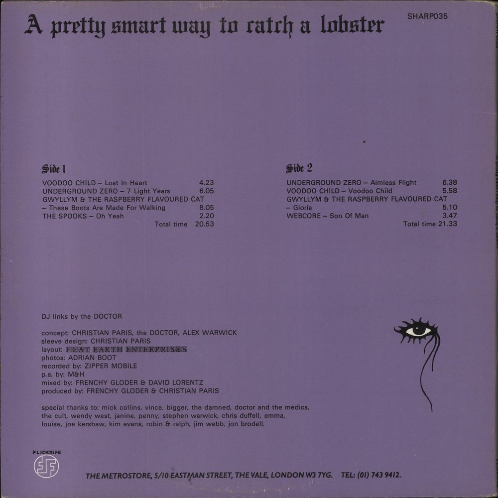 Various-Indie Live At Alice In Wonderland UK vinyl LP album (LP record)