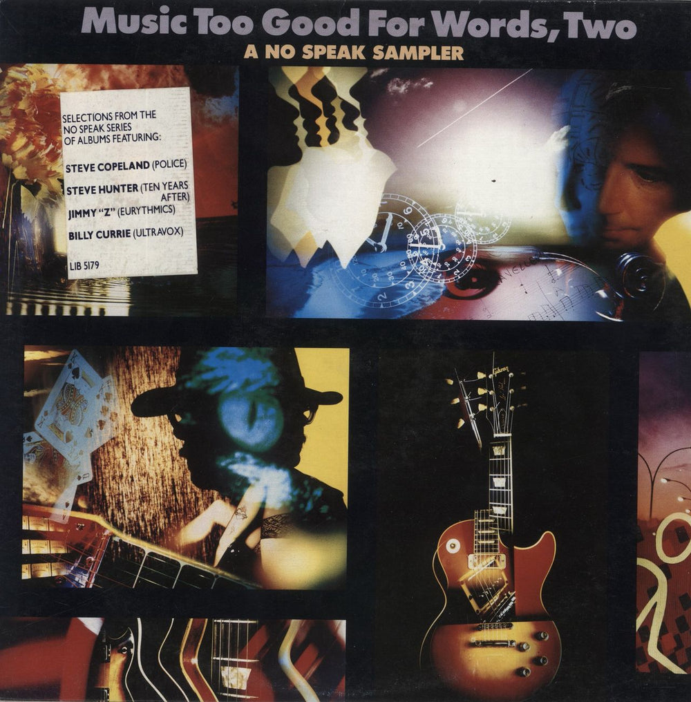 Various-Indie Music Too Good For Words, Two Australian vinyl LP album (LP record) LIB5179