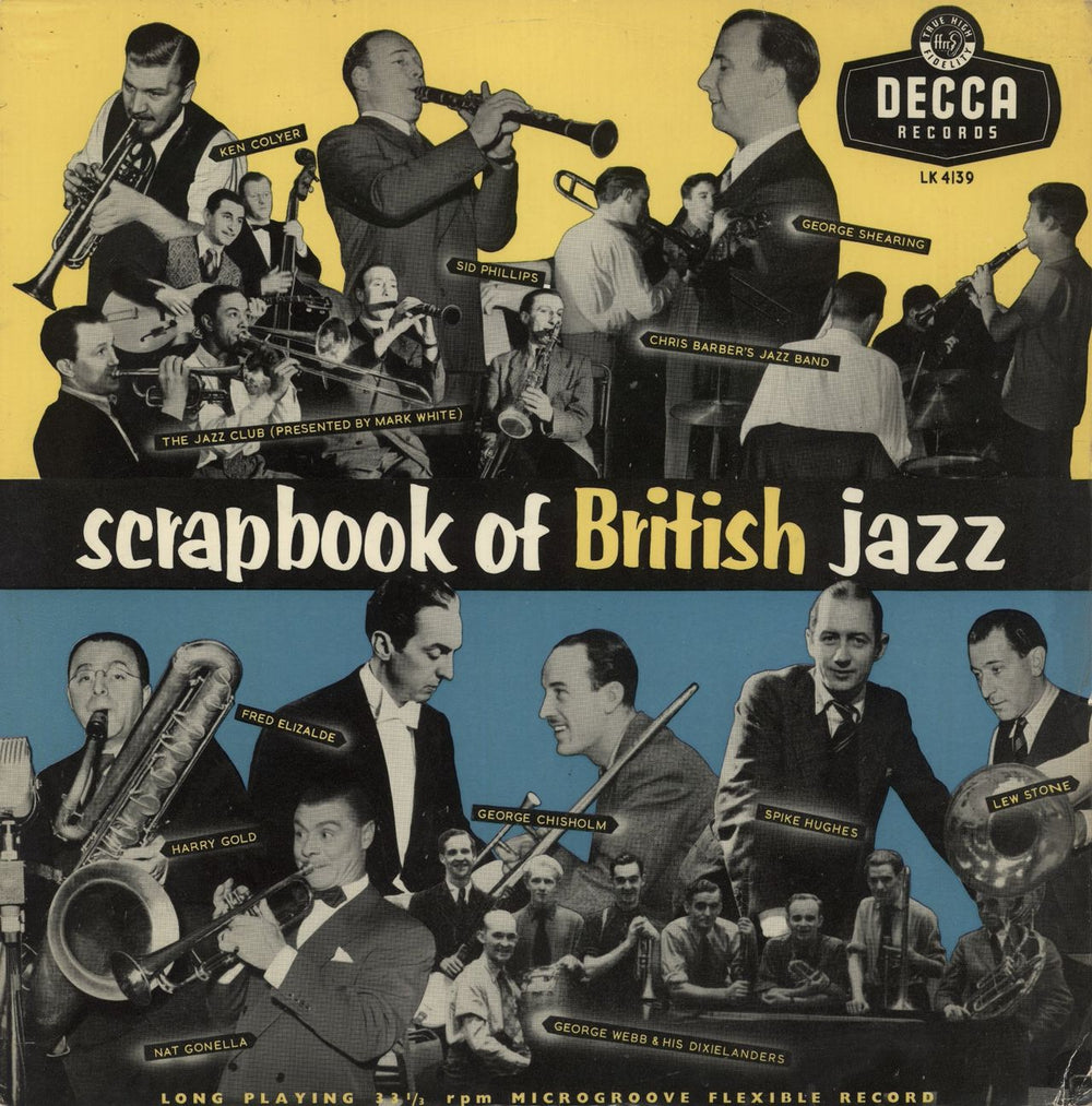 Various-Jazz Scrapbook Of British Jazz UK vinyl LP album (LP record) LK4139
