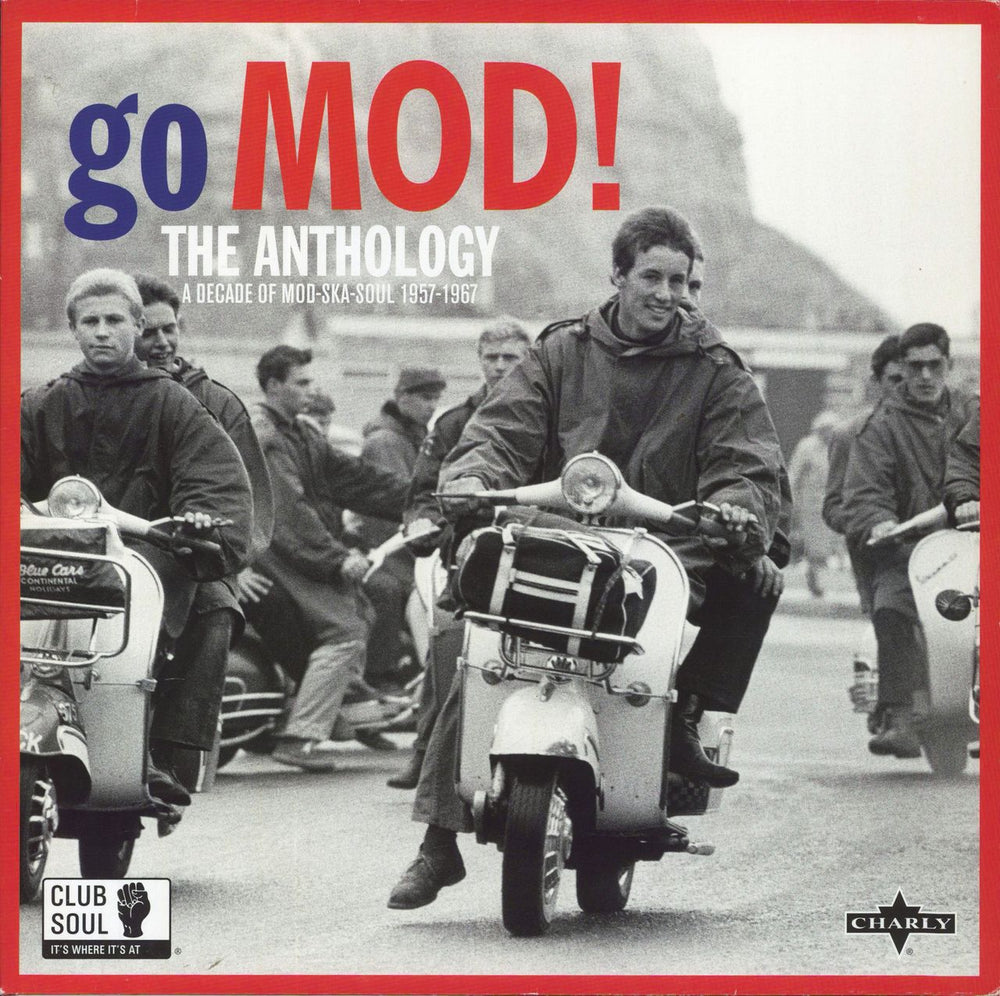 Various-Mod & 2-Tone Go Mod! The Anthology: A Decade Of Mod Ska Soul 1957-1967 UK 2-LP vinyl record set (Double LP Album) CHARLYL325