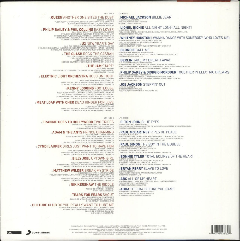 Various-Pop The 80s Album UK 2-LP vinyl record set (Double LP Album)