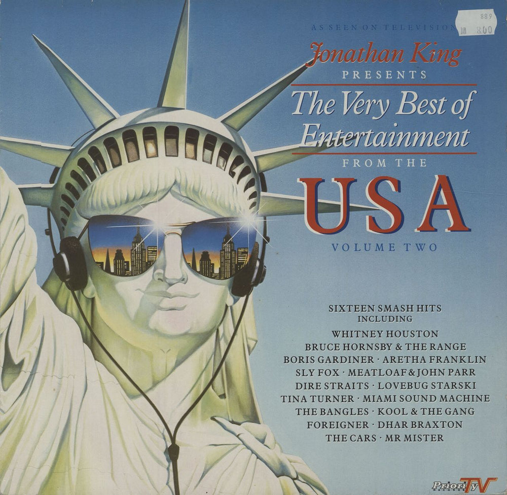 Various-Pop The Very Best Of Entertainment From The USA (Volume Two) UK vinyl LP album (LP record) PTVR1