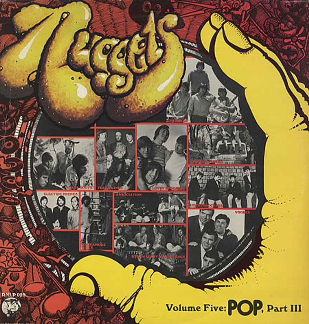 Various-Prog & Psych Nuggets Volume Five - Pop Part III US vinyl LP album (LP record) RNLP029