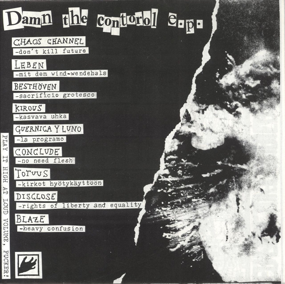 Various-Punk & New Wave 1997-Damn The Contorol E.P. Finnish 7" vinyl single (7 inch record / 45)