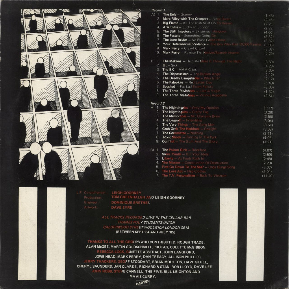 Various-Punk & New Wave Communicate!!!! Live At Thames Poly UK 2-LP vinyl record set (Double LP Album)