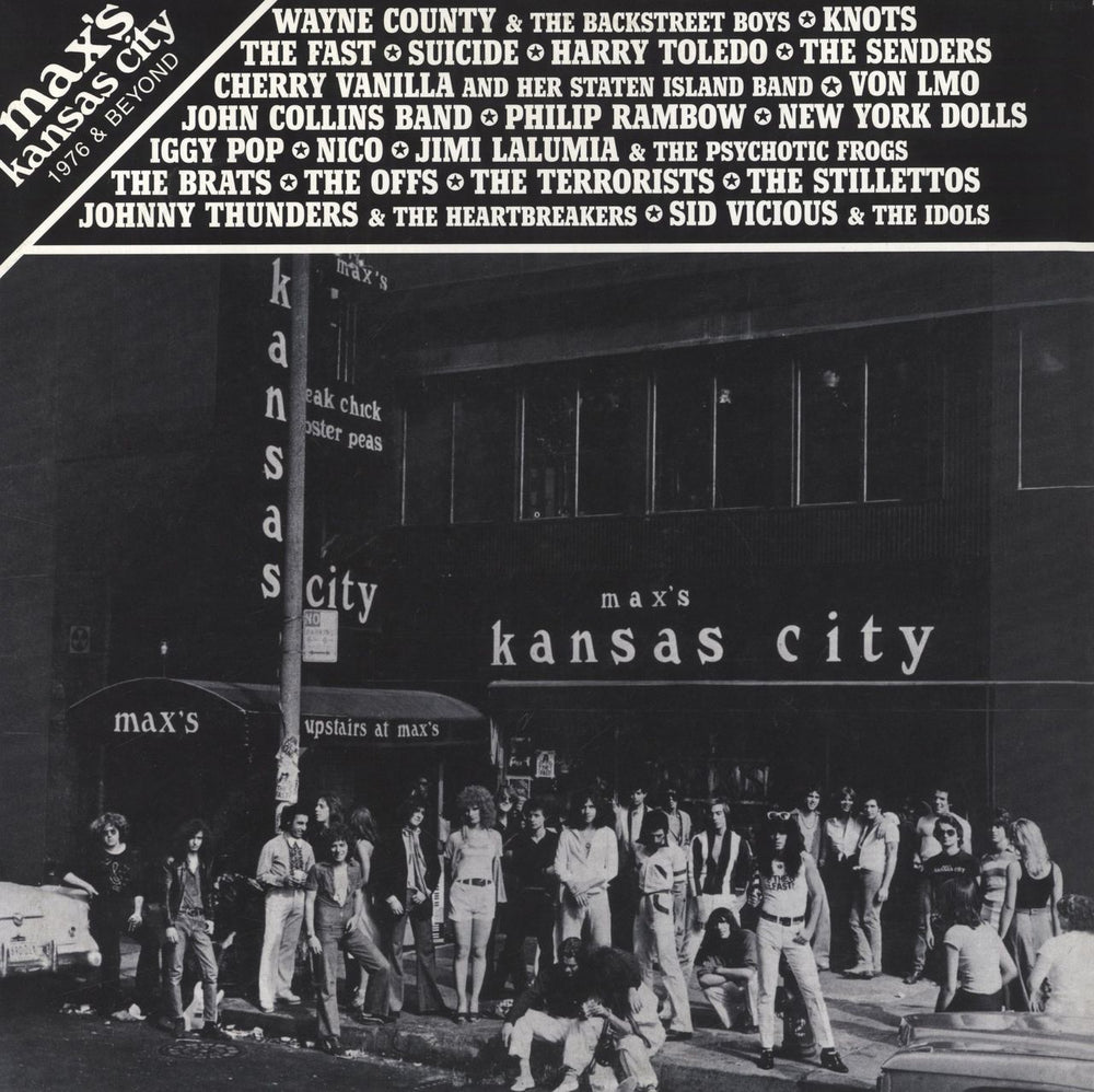 Various-Punk & New Wave Max's Kansas City 1976 & Beyond - RSD17 - Red Vinyl UK 2-LP vinyl record set (Double LP Album) FREUDLP121