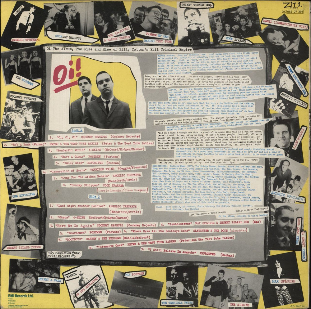 Various-Punk & New Wave Oi! The Album - EX UK vinyl LP album (LP record) 5099910739112