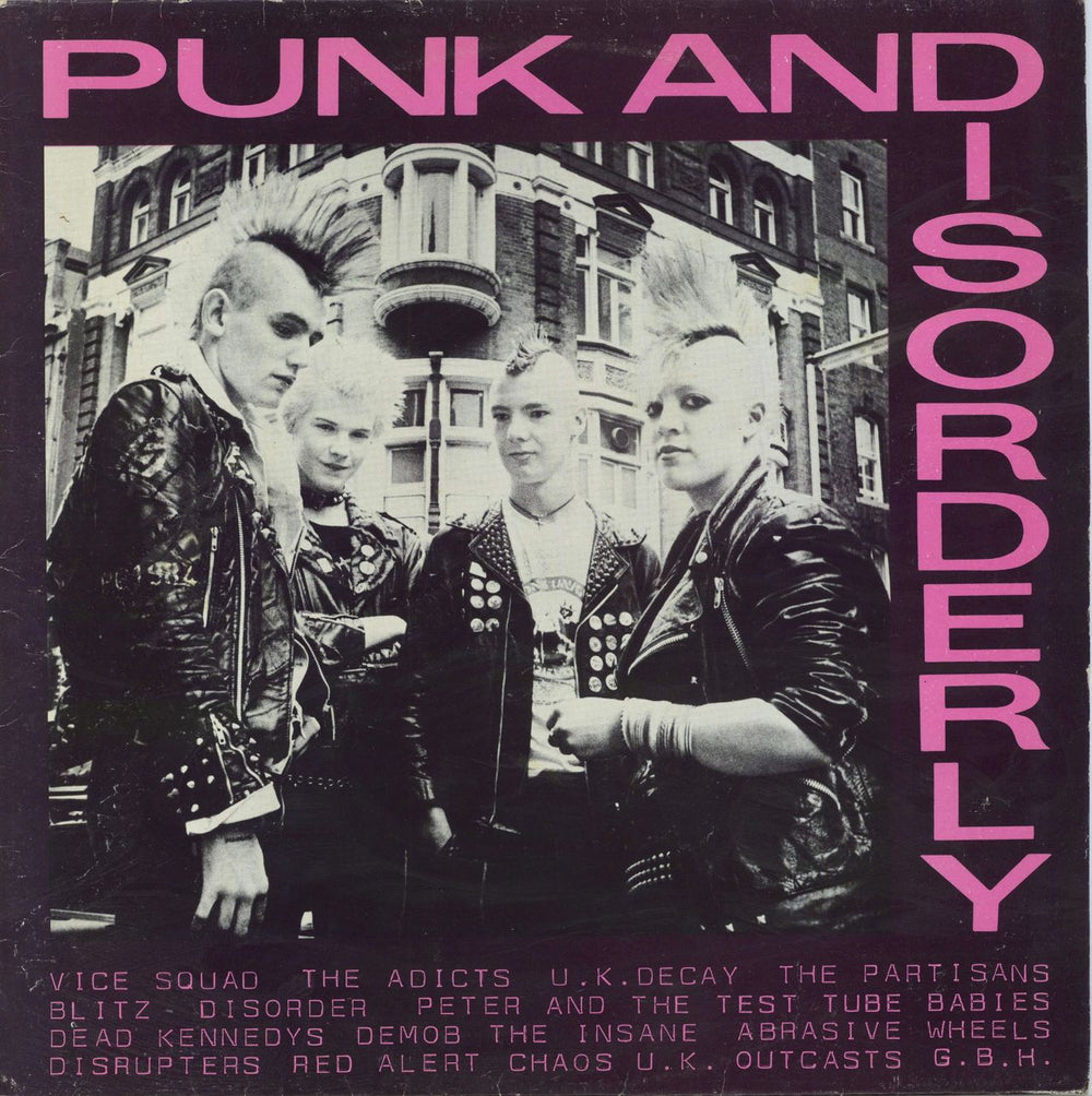 Various-Punk & New Wave Punk And Disorderly UK vinyl LP album (LP record) AABT100