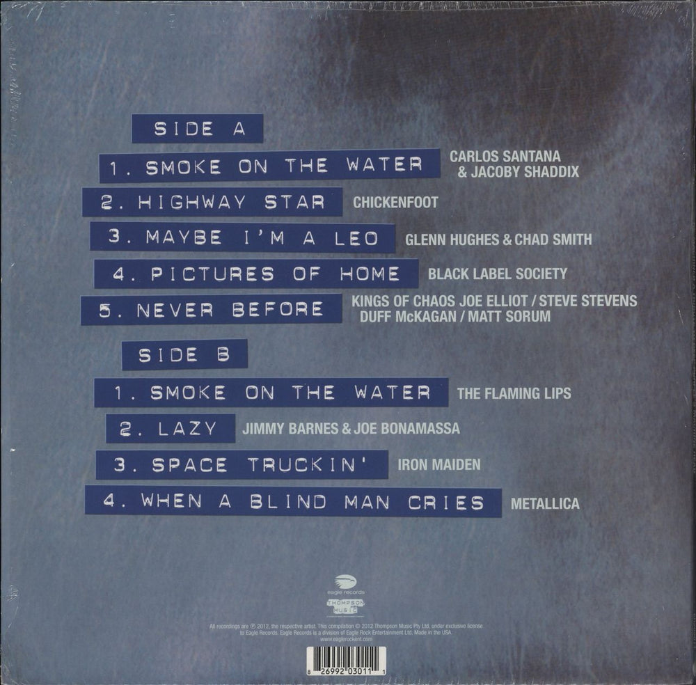 Various-Rock & Metal Re-Machined A Tribute To Deep Purple's Machine Head - Purple Vinyl US vinyl LP album (LP record) 826992030111