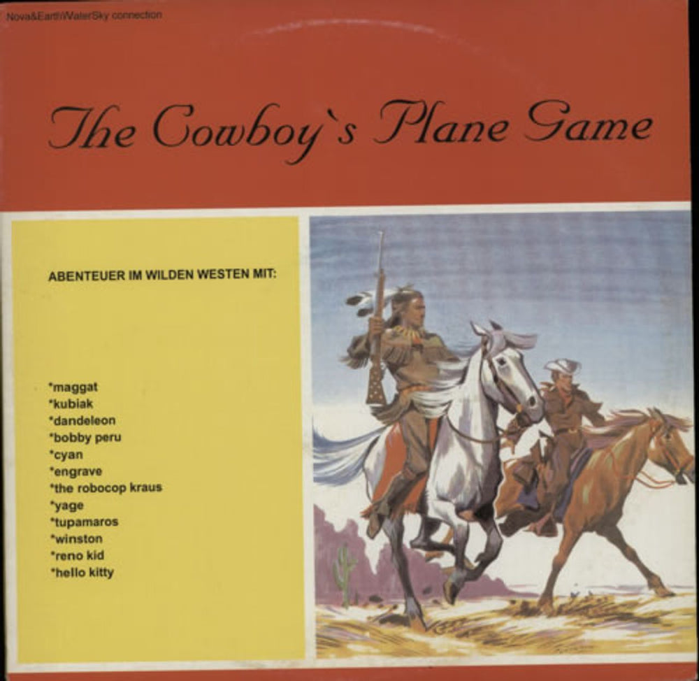 Various-Rock & Metal The Cowboy's Plane Game German vinyl LP album (LP record) EWS006