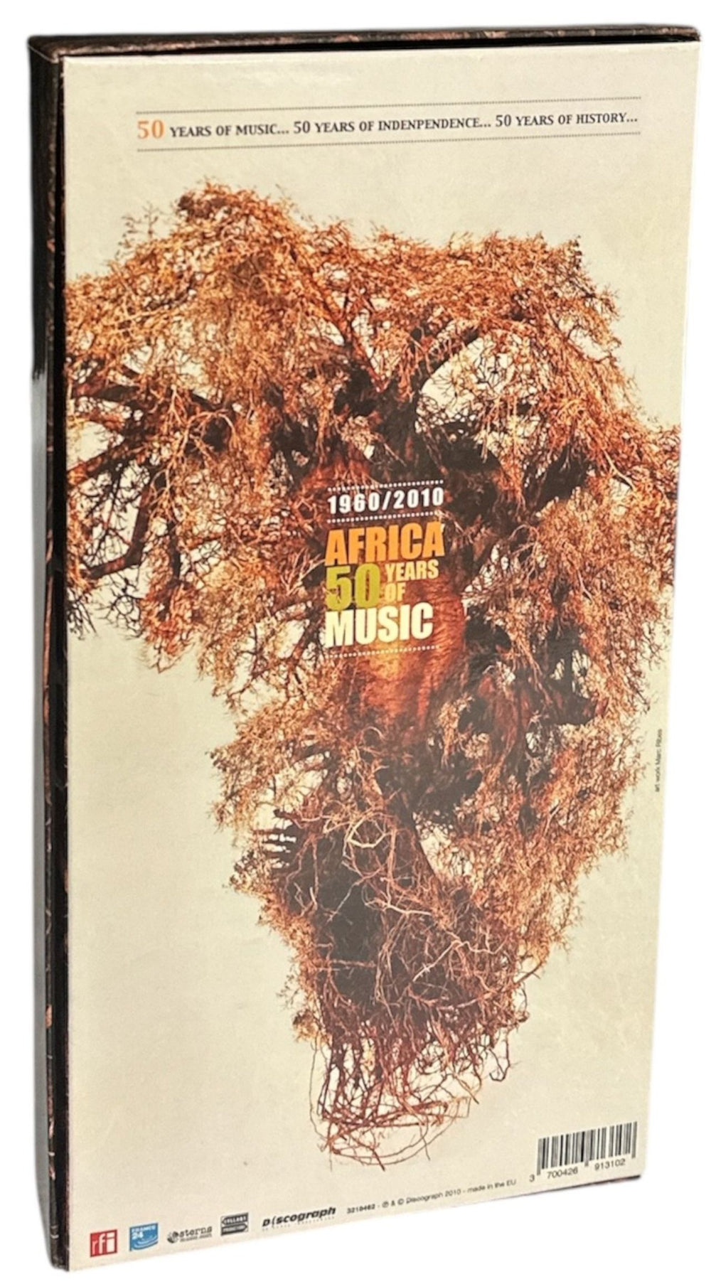 Various-World Music Africa : 50 Years Of Music (1960/2010 : 50 Ans D'Indépendances) - EX French CD Album Box Set 3700426913102