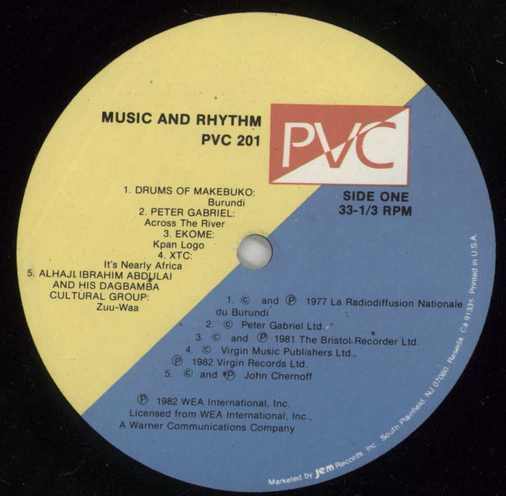 Various-World Music Music And Rhythm US 2-LP vinyl record set (Double LP Album) VRW2LMU471823