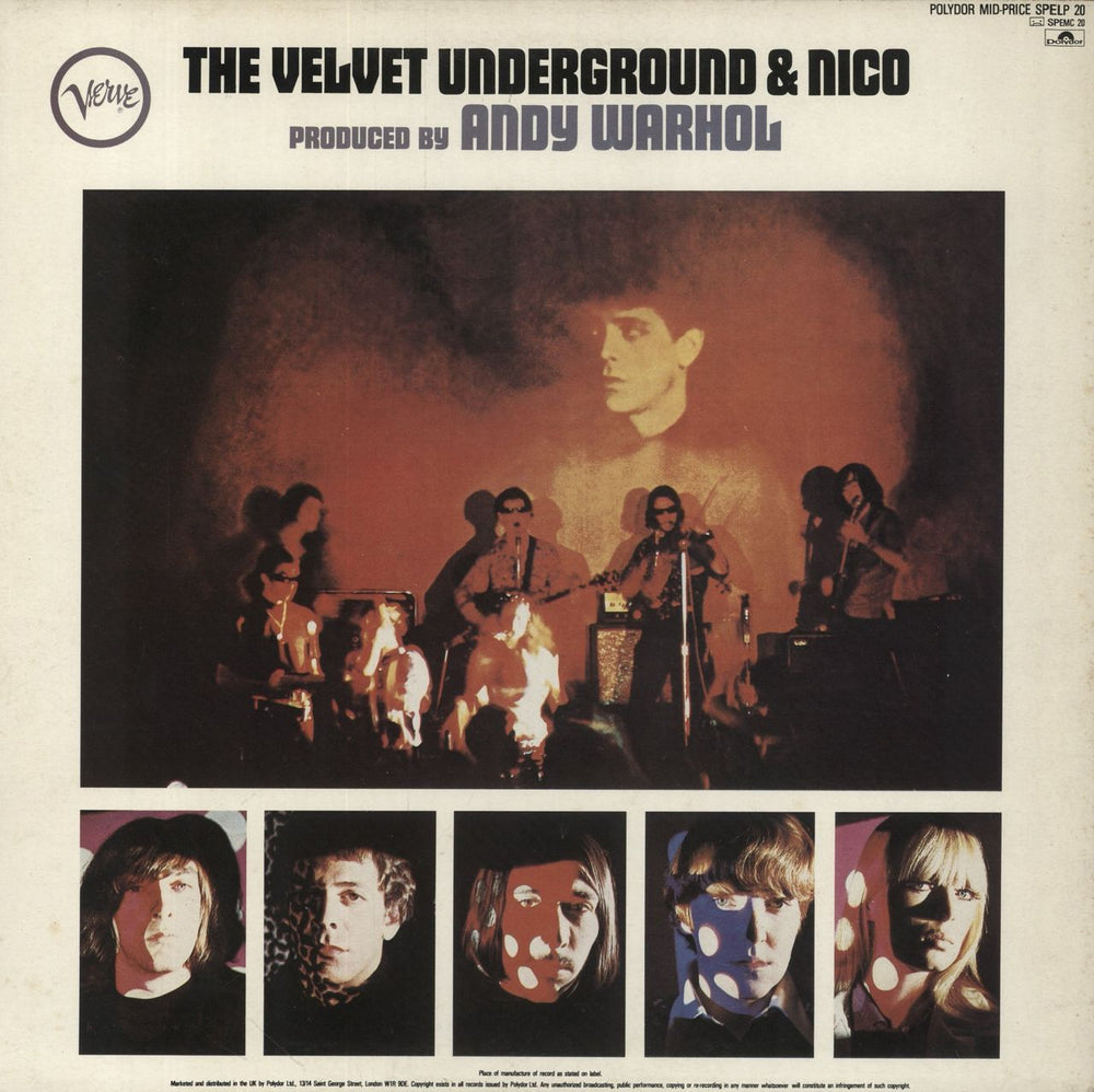 Velvet Underground The Velvet Underground & Nico UK vinyl LP album (LP record)