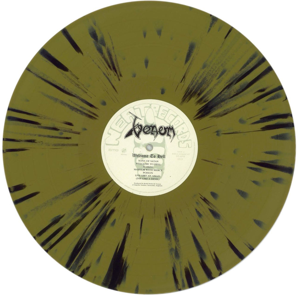 Venom Welcome To Hell UK vinyl LP album (LP record) VNMLPWE866126