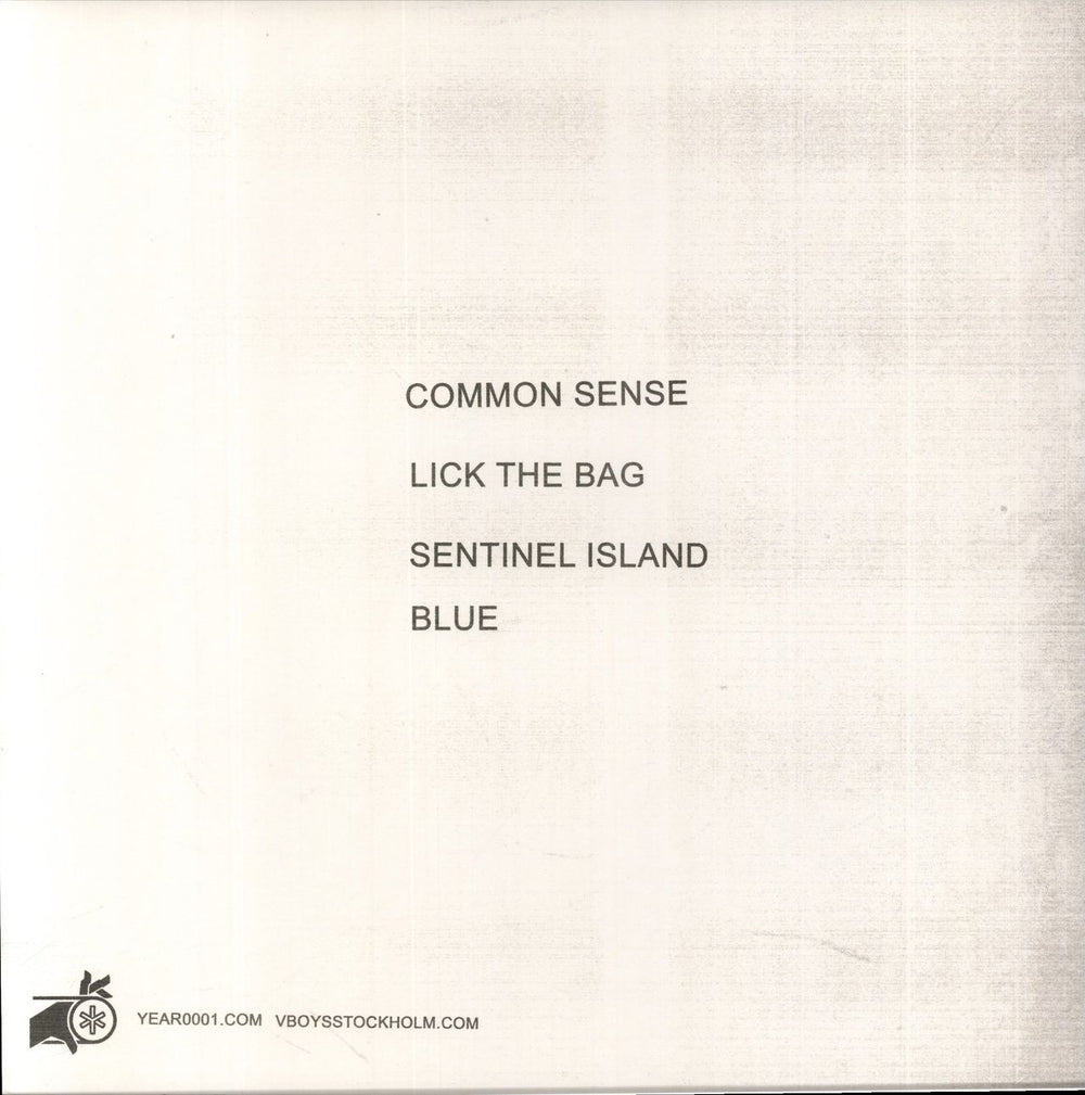 Viagra Boys Common Sense - Blue Vinyl Swedish 12" vinyl single (12 inch record / Maxi-single)