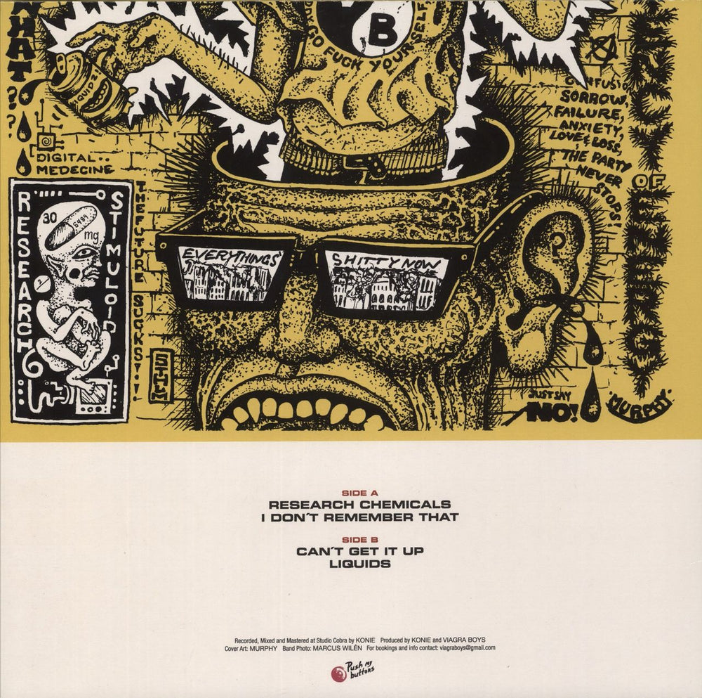 Viagra Boys Consistency Of Energy Swedish 12" vinyl single (12 inch record / Maxi-single)