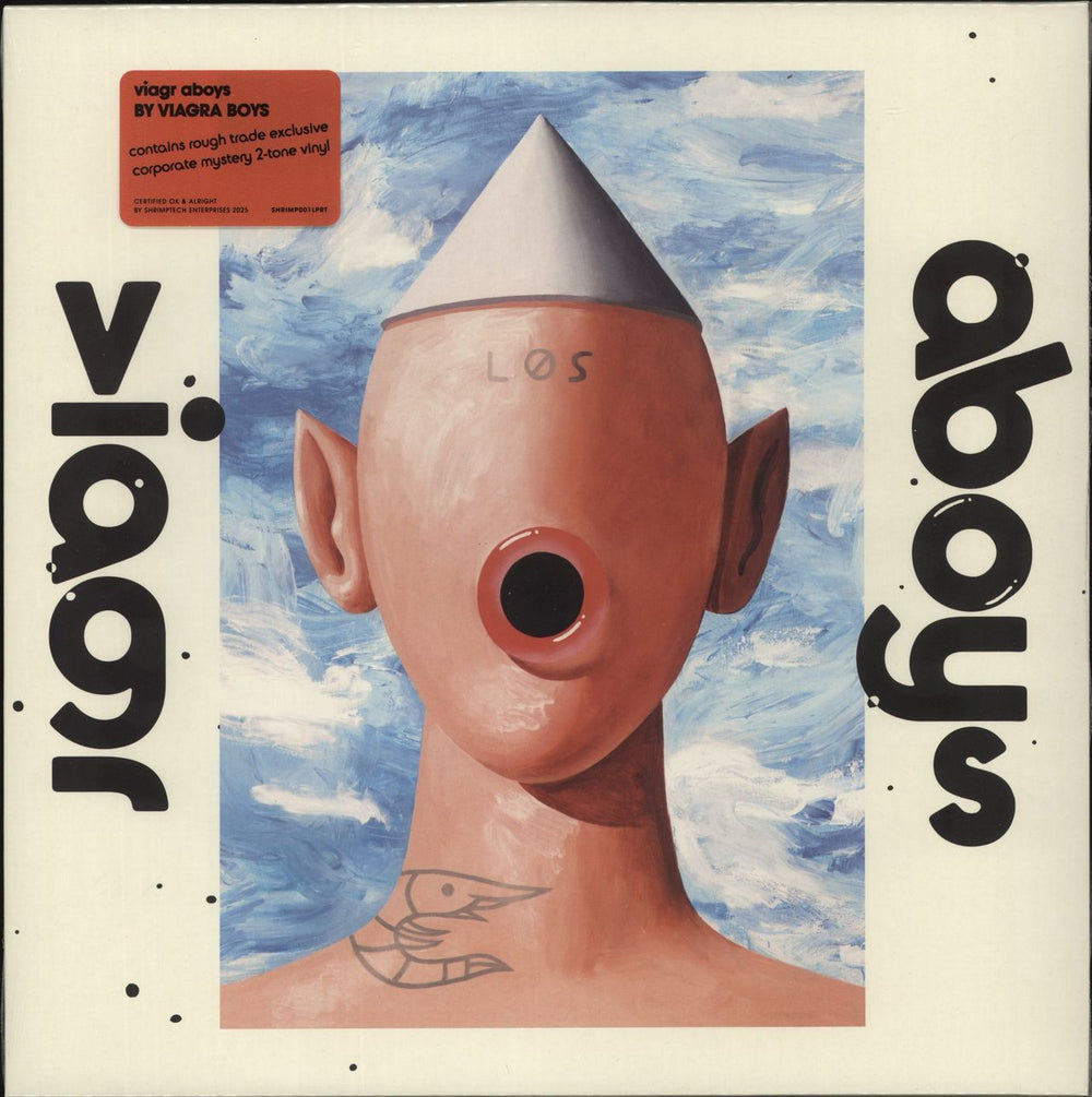Viagra Boys Viagr Aboys - Transparent Pink / White UK vinyl LP album (LP record) SHRIMP001LPRT