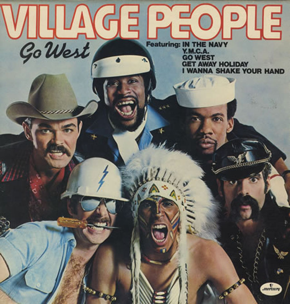 Village People Go West UK vinyl LP album (LP record) 9109621