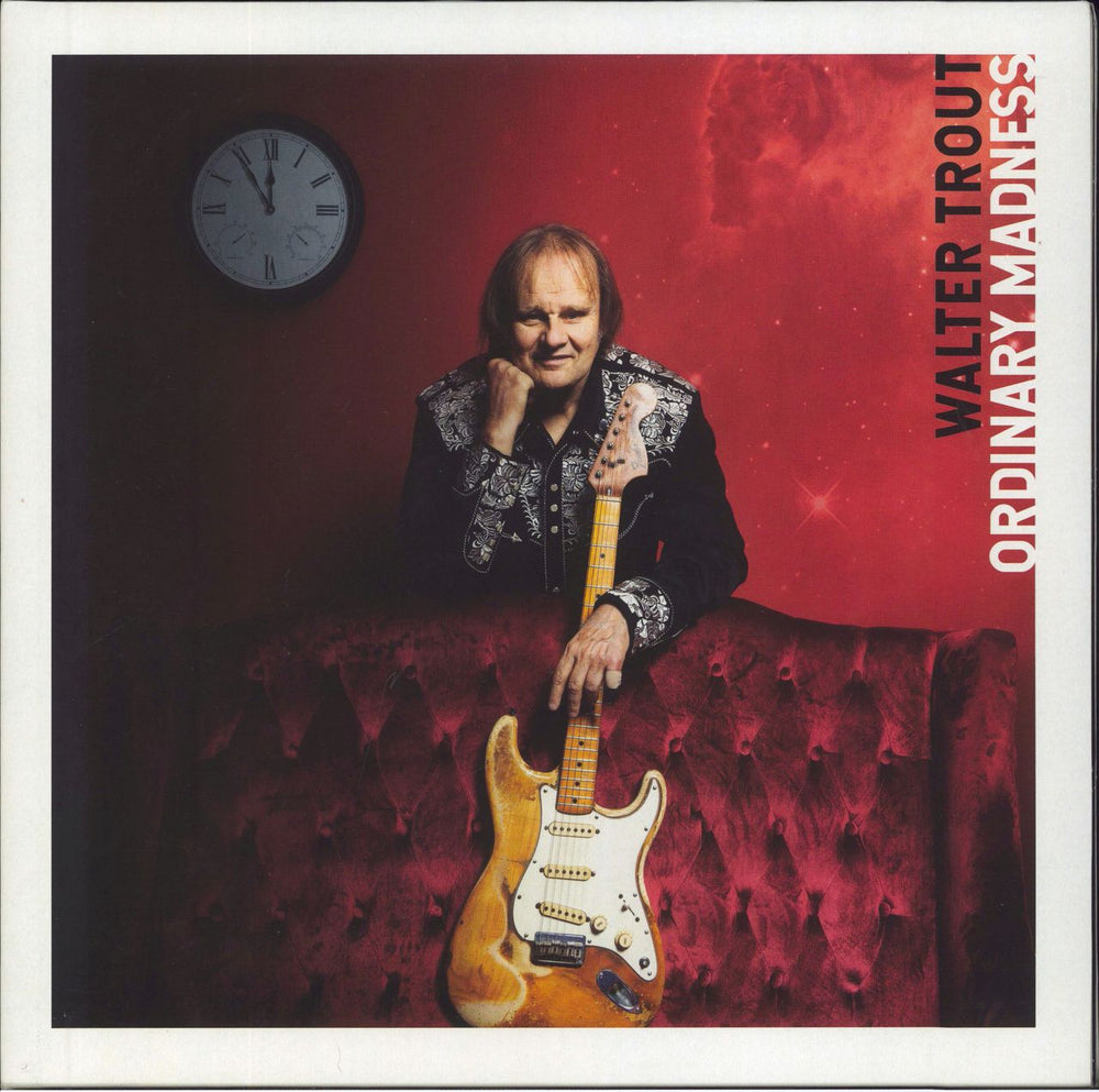 Walter Trout Band Ordinary Madness - 180 Gram Red Vinyl UK 2-LP vinyl record set (Double LP Album) PRD75901